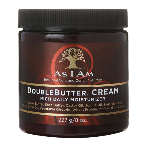 As I Am Double Butter Rich Daily Moisturizer Cream, 8 Oz